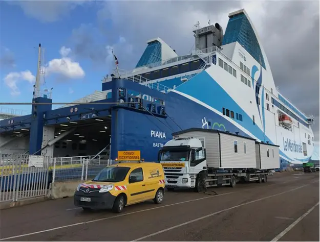 Convois exceptionnels entre Corse Continent